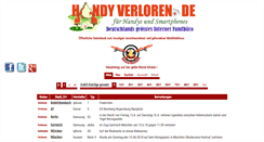 Desktop Screenshot of handy-verloren.de