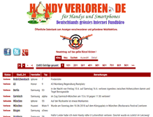 Tablet Screenshot of handy-verloren.de